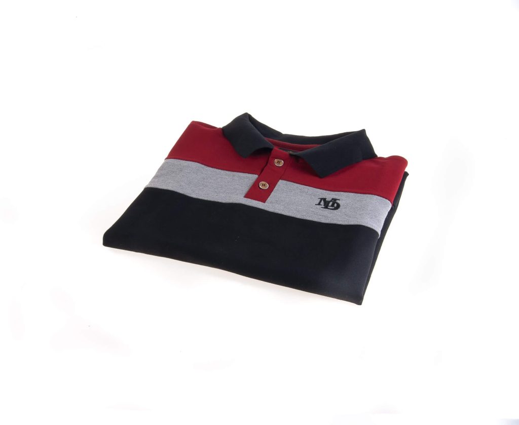 تی شرت یقه دار مردانه طرح PS1053-MD