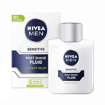 افتر شیو نیوآ sensitive post fluid حجم 100ml