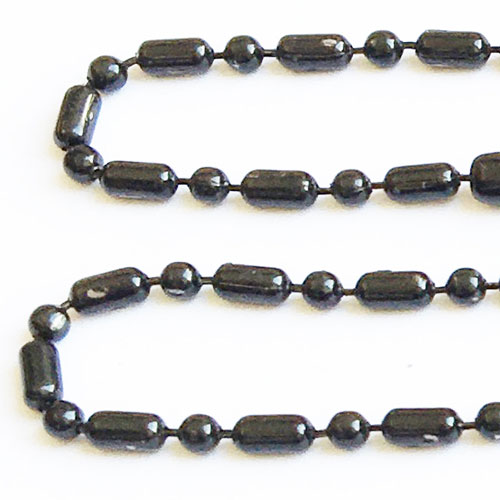 زنجیر مشکی 60 سانت دارای قفل کد kks1008