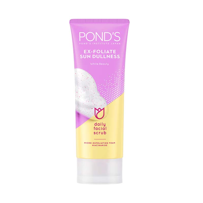 اسکراب صورت پوندز PONDS مدل WHITE BEAUTY حجم 100 گرم