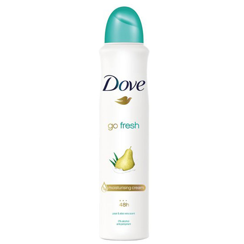 اسپری داو زنانه go fresh مدل pear & aloe vera حجم 250ml