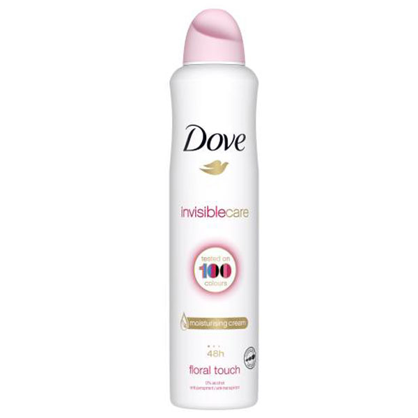 اسپری داو ضدتعریق زنانه invisible care مدل floral touch حجم 250ml