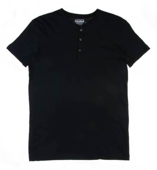 تی شرت مردانه ساده Pull & Bear کد TS1075