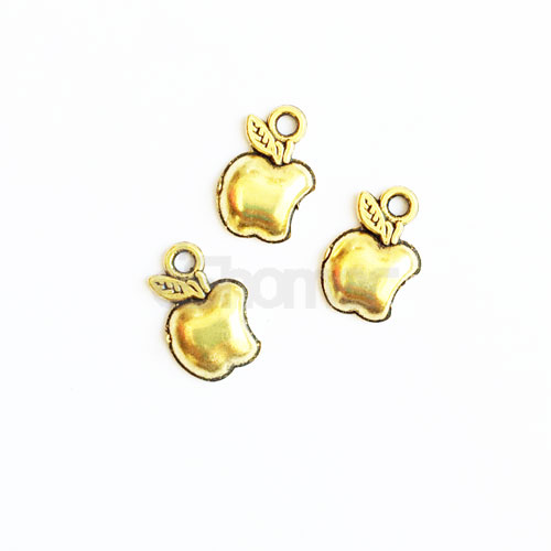 خرج کار سیب طلایی آویزی بسته 5 عددی gold1023