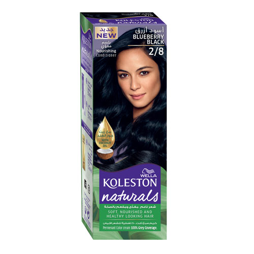 کیت رنگ مو ولا بلک بری سری naturals کد رنگ 2.8